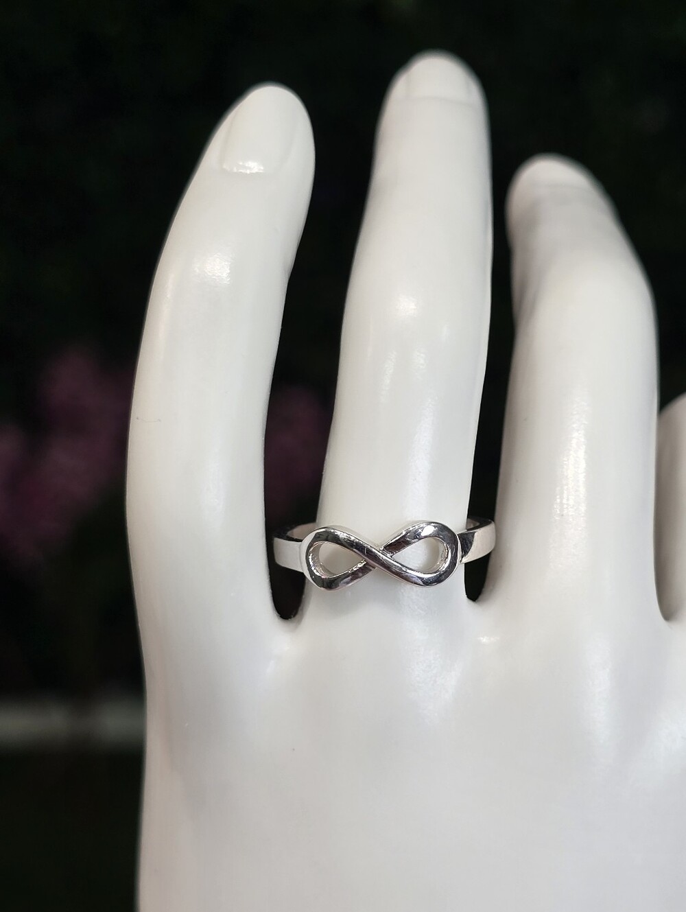 Infinity Silver Ring - Women Jewelry - Picture 5 of 11